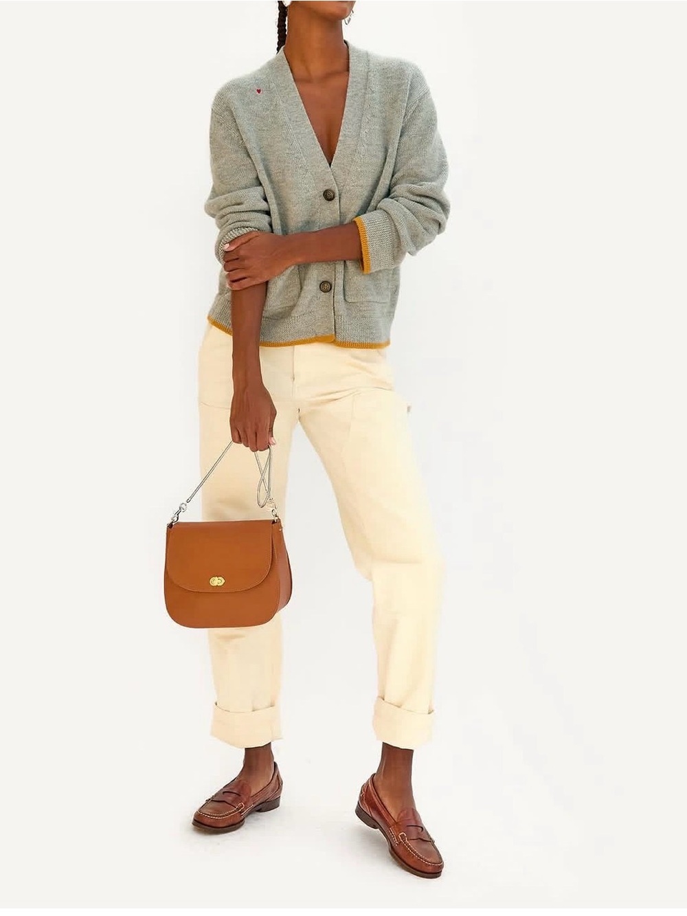 NEW Clare V Turnlock Louis Bag in the Cuoio